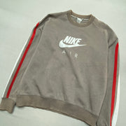 00s Grey Nike Sweatshirt Men's Medium