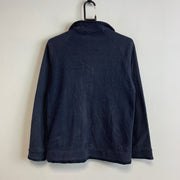 00s Navy Adidas Fleece Jacket Men's Small