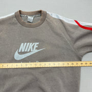 00s Grey Nike Sweatshirt Men's Medium