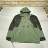 Black and Green North Face Raincoat Men's XL