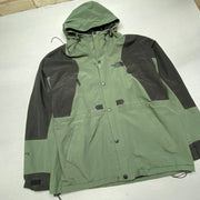 Black and Green North Face Raincoat Men's XL