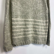 Beige Mohair Sweater Knit Jumper Womens Small