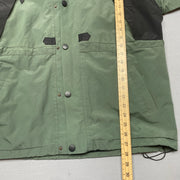 Black and Green North Face Raincoat Men's XL