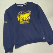 Vintage 90s Navy Russell Athletic Sweatshirt Men's Medium