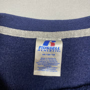 Vintage 90s Navy Russell Athletic Sweatshirt Men's Medium