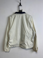 White and Navy Reebok Windbreaker Mne's Medium