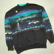 Vintage Black Sweatshirt Women's XL/L