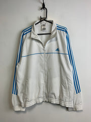 White Adidas Windbreaker Men's XL