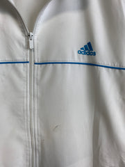 White Adidas Windbreaker Men's XL