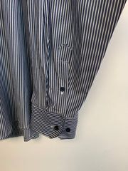 Navy Tommy Hilfiger Striped Shirt Men's XXL