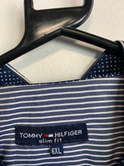 Navy Tommy Hilfiger Striped Shirt Men's XXL