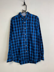 Blue Tommy Hilfiger Checkered Shirt Men's Medium