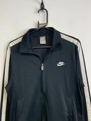 00s Black Nike Track Jacket Women's Medium