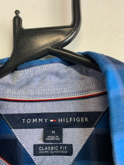 Blue Tommy Hilfiger Checkered Shirt Men's Medium