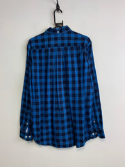 Blue Tommy Hilfiger Checkered Shirt Men's Medium