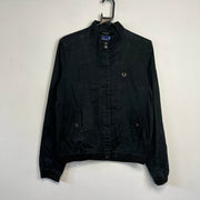 Black Fred Perry Harrington Jacket Women's Large