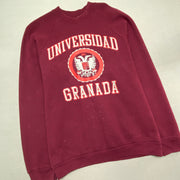 Vintage 90s Red Canada Sweatshirt Men's Large