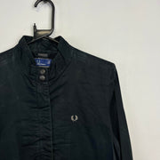 Black Fred Perry Harrington Jacket Women's Large