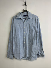 Blue Ralph Lauren Striped Shirt Men's Small