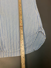 Blue Ralph Lauren Striped Shirt Men's Small