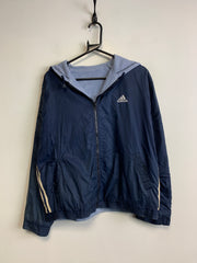 Navy Adidas Reversible Windbreaker Men's Medium