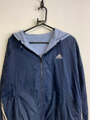 Navy Adidas Reversible Windbreaker Men's Medium