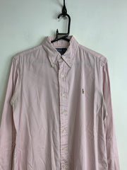 Pink Ralph Lauren Striped Shirt Men's Small