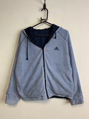 Navy Adidas Reversible Windbreaker Men's Medium