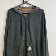 Grey Carhartt Hoodie Men's Large