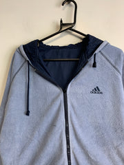 Navy Adidas Reversible Windbreaker Men's Medium