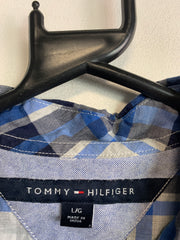 Blue Tommy Hilfiger Checkered Shirt Men's Large