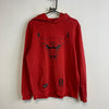 Red NBA Bulls Hoodie Women's XL