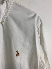 White Ralph Lauren Long-sleeved Shirt Men's Large