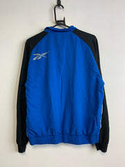 Blue and Black Reebok Windbreaker Men's Medium