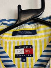 Blue Tommy Hilfiger Striped Shirt Men's Small