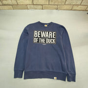 Navy Carhartt Sweatshirt Men's Small