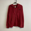 Red North Face zip up Hoodie Men's Large