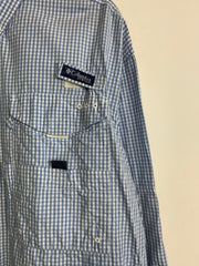 Blue Columbia Checkered Shirt Men's Large