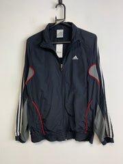 00s Black And Grey Adidas Windbreaker Men's Small