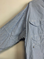 Blue Columbia Checkered Shirt Men's Large