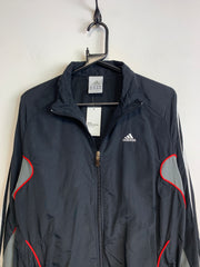 00s Black And Grey Adidas Windbreaker Men's Small