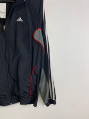 00s Black And Grey Adidas Windbreaker Men's Small