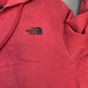 Red North Face zip up Hoodie Men's Large