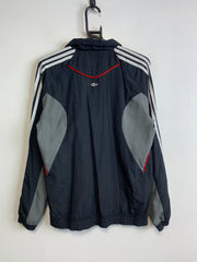 00s Black And Grey Adidas Windbreaker Men's Small