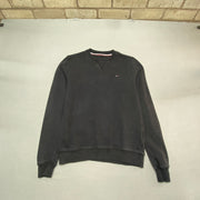 Black Tommy Hilfiger Sweatshirt Men's Small