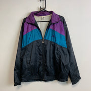 Black Blue Purple Puma Windbreaker Men's Large