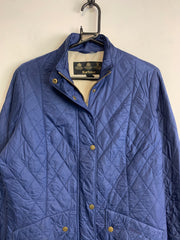 Blue Barbour Quilted Jacket Women's XL