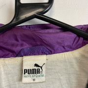 Black Blue Purple Puma Windbreaker Men's Large