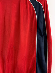 Black and Red Reebok Track Jacket Men's Medium