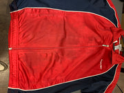 Black and Red Reebok Track Jacket Men's Medium